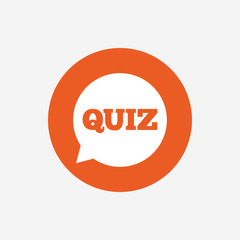 Quiz sign icon. Questions and answers game.