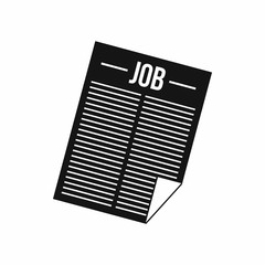 Job vacancy icon, simple style
