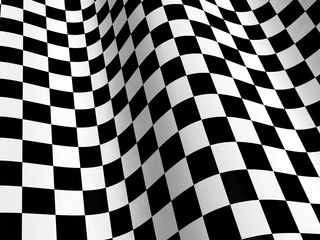 Obraz premium Checkered flag