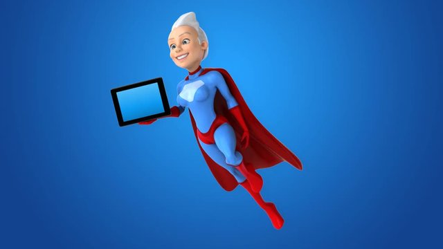Computer animation - Super woman