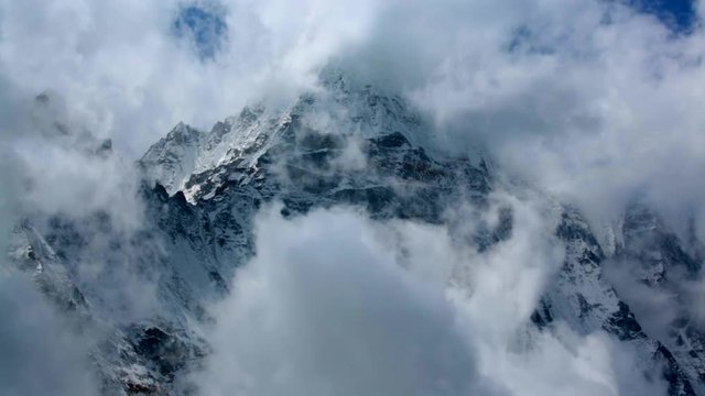 Scenic view of mountains, Kanchenjunga Region, Himalayas, Nepal.