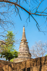 Ancient Pagoda. Wat U-mong (Tunnel temple) in Chiang mai provinc