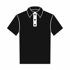 Polo shirt icon, simple style