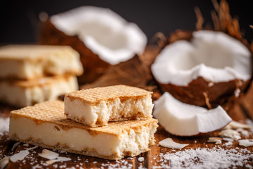 Homemade white chocolate