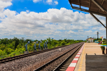 Obraz premium railroad for transportation, transport railway