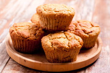 Carrot muffins for healthy kids lunch