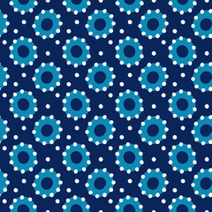 Dymkovo seamless pattern