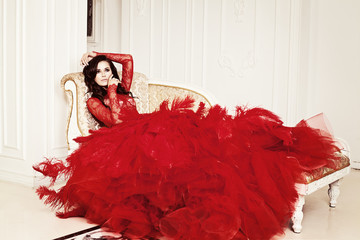 Sensual Woman Relaxing
