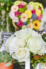 ウェディングブーケ　フラワーショップ