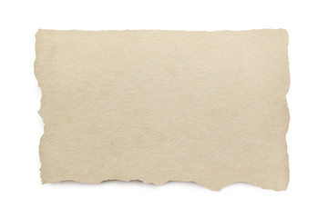 Torn Paper with Clipping Path