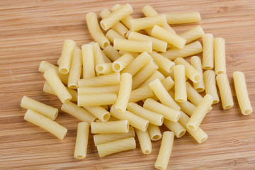 Raw rigatoni