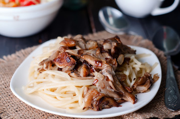 Pasta with mushroom