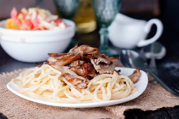 Pasta with mushroom