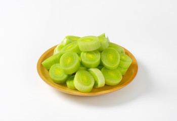 leek slices