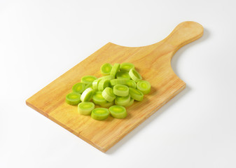 leek slices