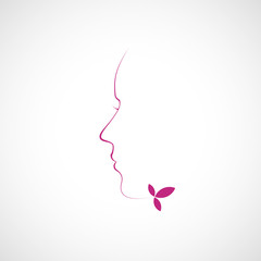 Fototapeta premium visage,profil