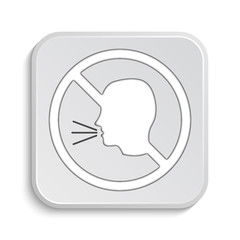 No talking icon