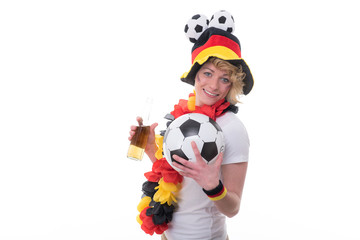 fußballfan beim public viewing