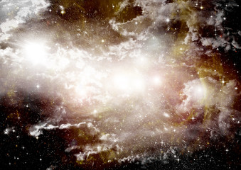 galaxy in a free space