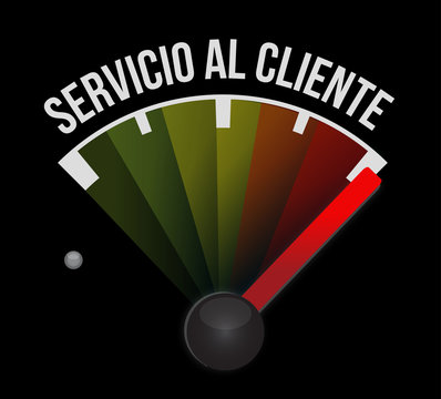 Customer Service Meter Sign In Spanish