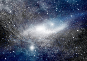 galaxy in a free space