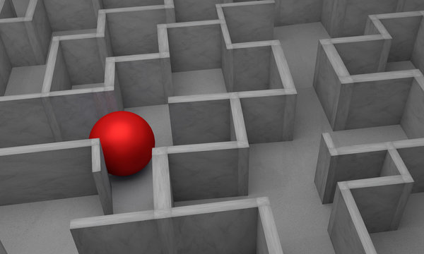 Soluction Concept with maze