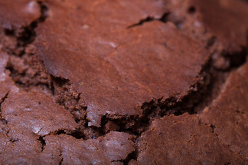 Texture of chocolate cake for edible background