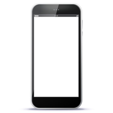 Black Mobile Phone Vector illustration
