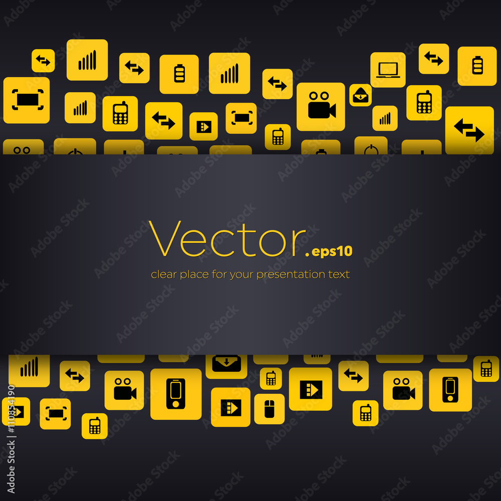 Fototapete abstract creative concept vector empty speech bubbles. for web and mobile applications isolated on b