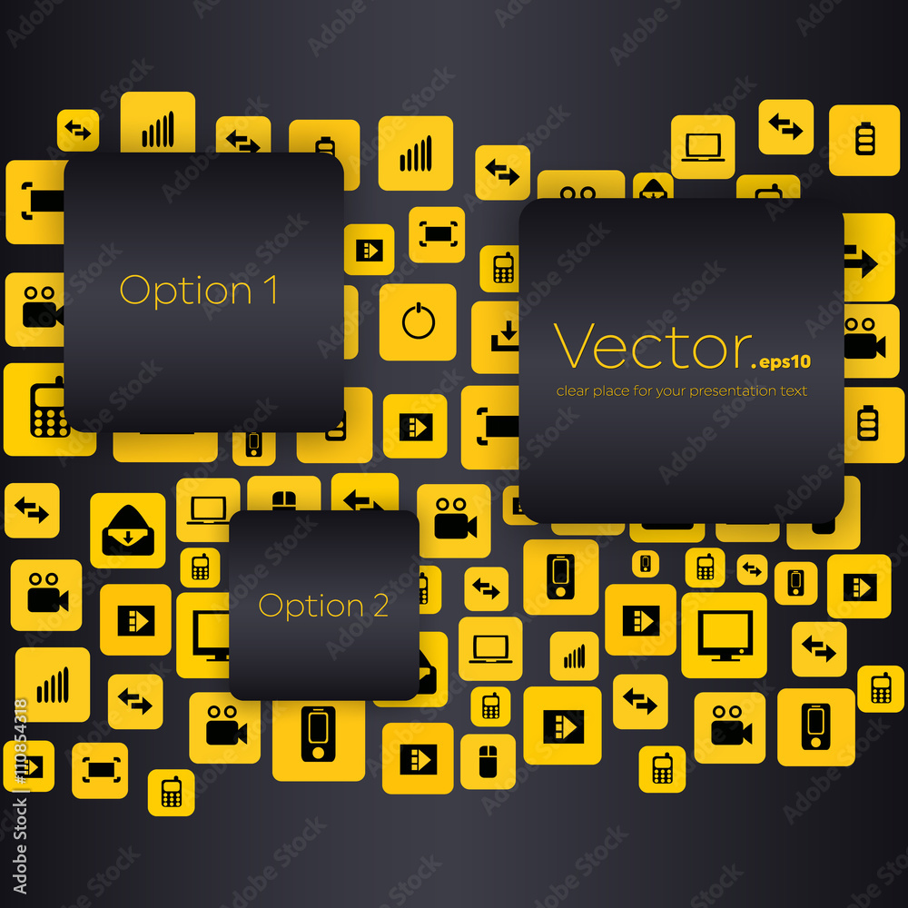 Fototapete abstract creative concept vector empty speech bubbles. for web and mobile applications isolated on b