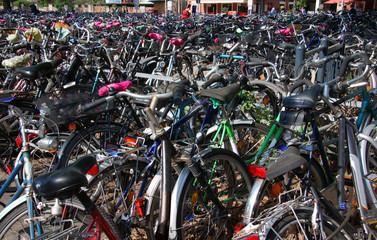 Fahrräder parken