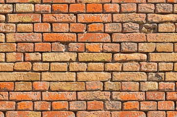 Obraz premium Very old brick wall