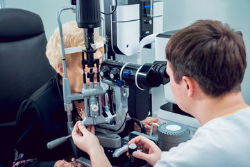 Consultation with an ophthalmologist