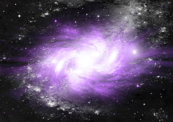 galaxy in a free space