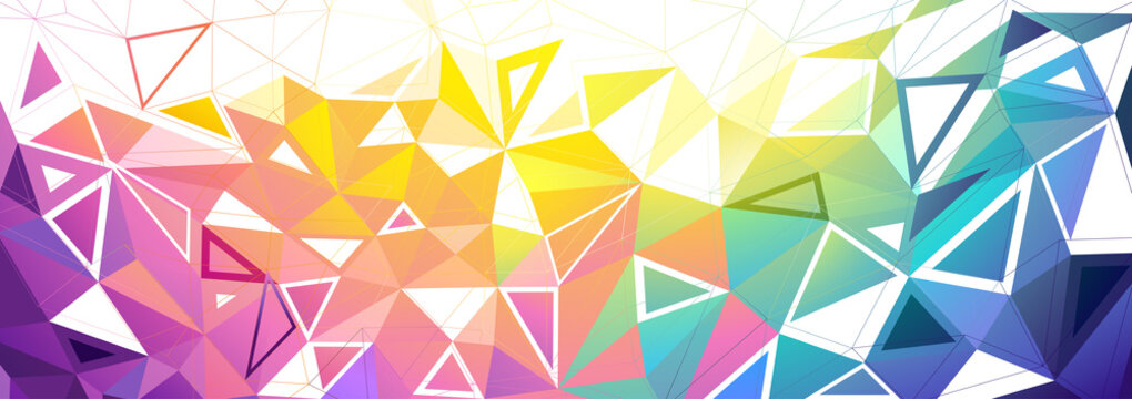 Colorful Low Poly Background
