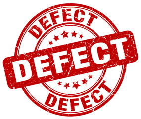 defect red grunge round vintage rubber stamp