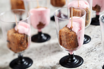 Fried cheese snack. Stock Image