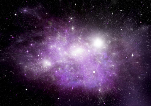galaxy in a free space © marusja2