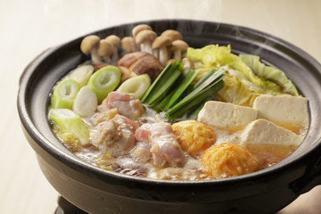ちゃんこ鍋　Japanese hot pot