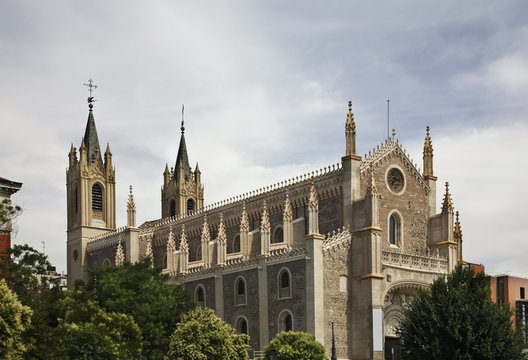 Jerome Royal Church in Madrid. Spain