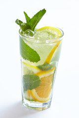 summer lemonade isolated