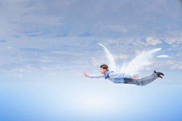 Naklejka premium Brave enough to risk