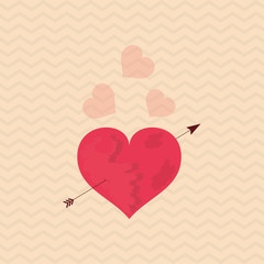 Love design. romantic icon. Colorful illustration