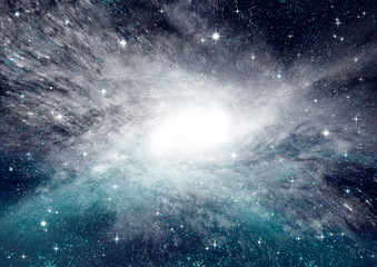 galaxy in a free space