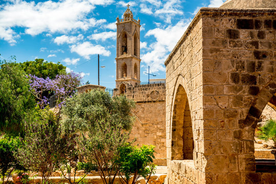 Ayia Napa monastery, best known landmark of the area. Cyprus
