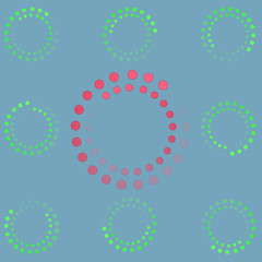 Round preloader animation frame