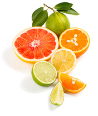 Fototapeta na wymiar Organic citrus fruits.