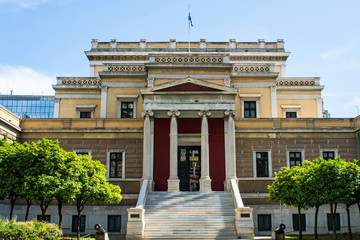 Fototapeta na wymiar Old Greek Parliament in Athens