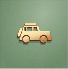 Ikona vintage z szumem i cieniem © vempireart