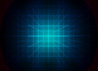 Abstract background with glow lines